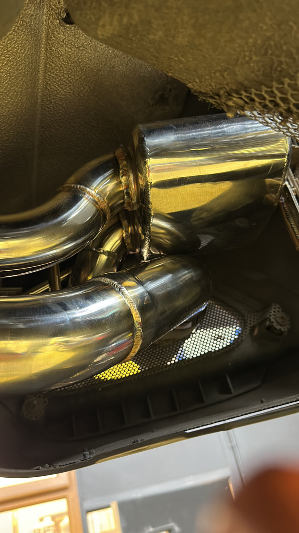 Ferrari FF F140 V12 X-Pipe & Twin Valved Back Box Exhaust System