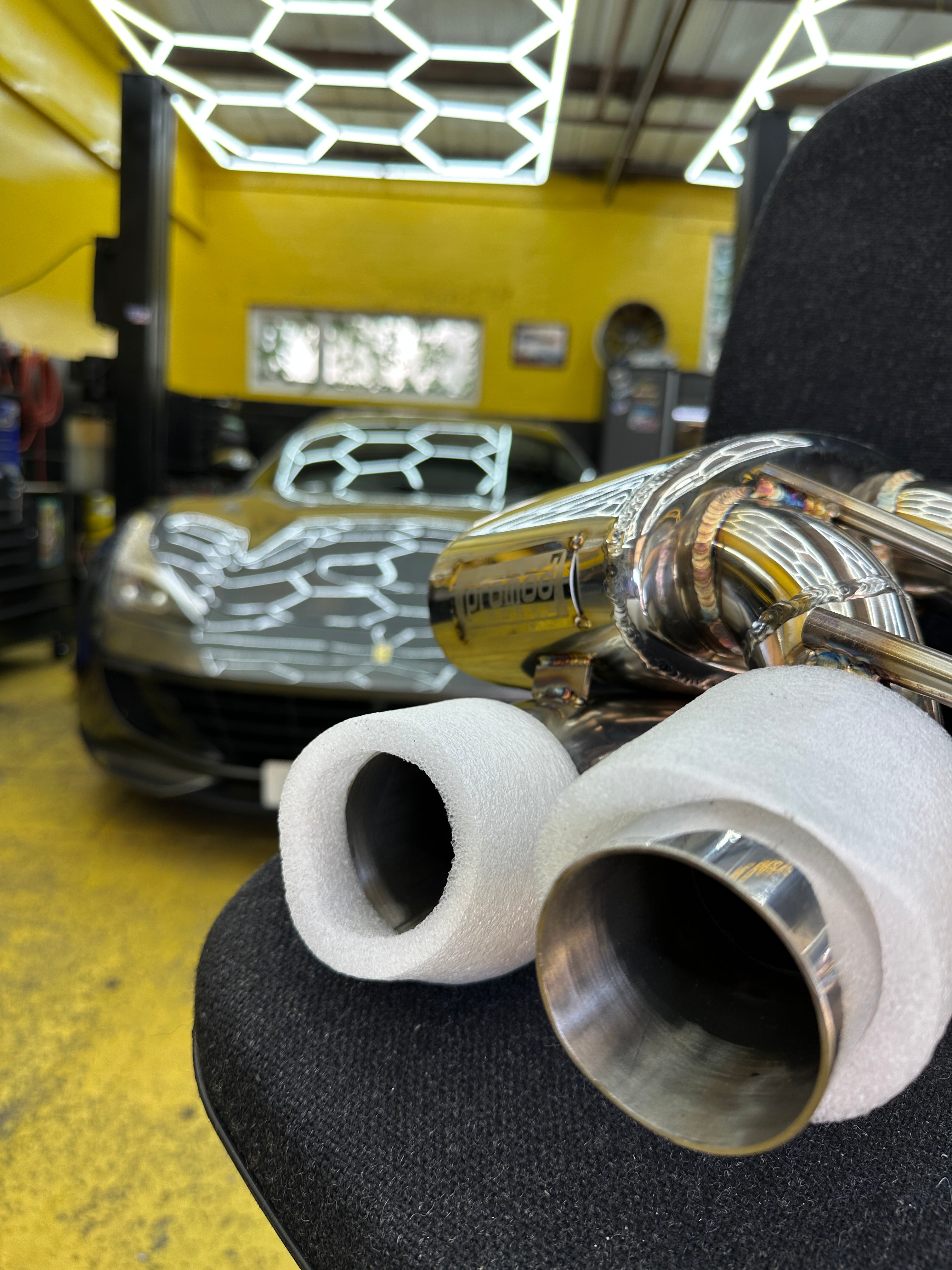 Ferrari FF F140 V12 X-Pipe & Twin Valved Back Box Exhaust System
