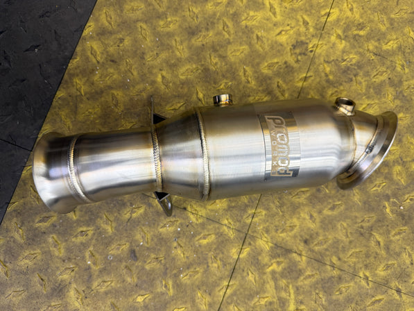 BMW F Series N55 High Flow Sports Cat Downpipe – 200 Cell | M135i M235i 335i 435i 535i X3 X4 X5 X6