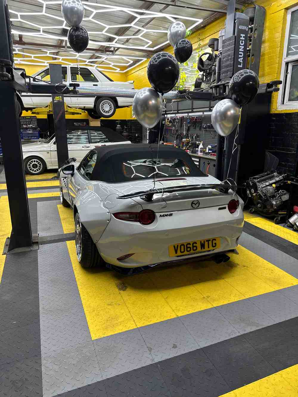 Fiber Glass 2016 to 2018 Mazda MX5 Miata ND RB PD Style Wide Body Kit Front Lip Fender Rear Under Diffuser Rear GT Wing for MX5