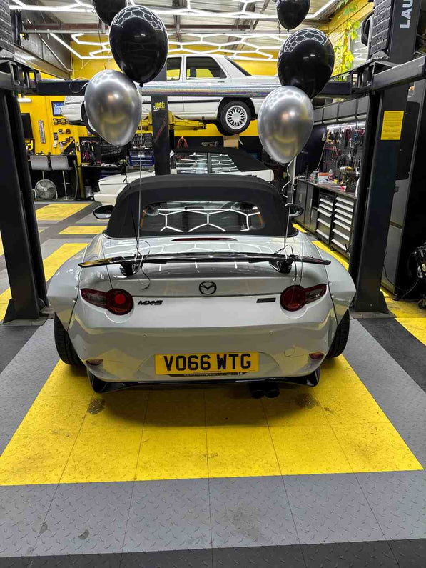 Fiber Glass 2016 to 2018 Mazda MX5 Miata ND RB PD Style Wide Body Kit Front Lip Fender Rear Under Diffuser Rear GT Wing for MX5