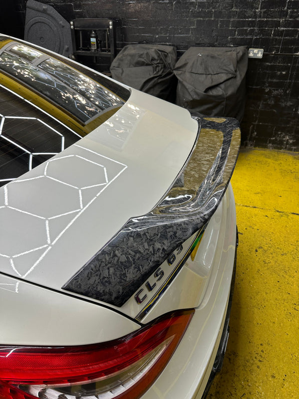 Mercedes CLS63 AMG W218 RENN Style Carbon Fibre Rear Boot Spoiler