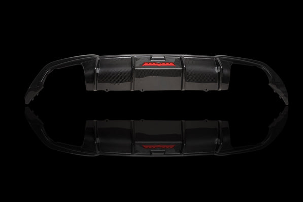 BMW G20/G21 M340i (Pre-LCI) Dry Carbon Rear Diffuser + F1-Style Third Brake Light