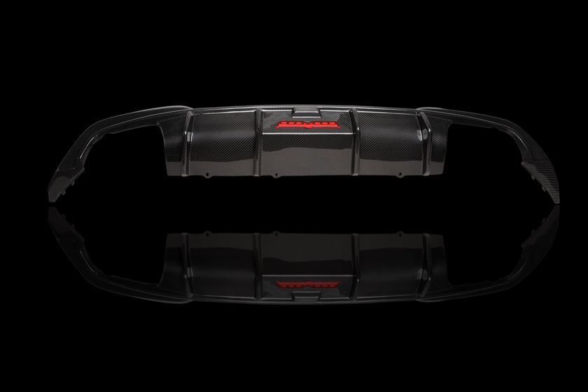 BMW G20/G21 M340i (Pre-LCI) Dry Carbon Rear Diffuser + F1-Style Third Brake Light