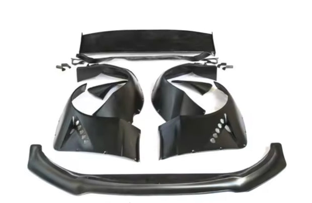 Fiber Glass 2016 to 2018 Mazda MX5 Miata ND RB PD Style Wide Body Kit Front Lip Fender Rear Under Diffuser Rear GT Wing for MX5