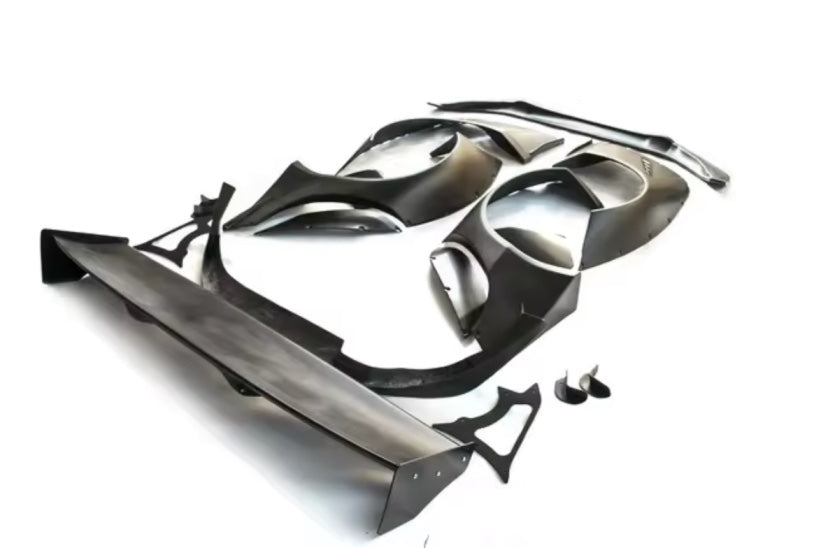 Fiber Glass 2016 to 2018 Mazda MX5 Miata ND RB PD Style Wide Body Kit Front Lip Fender Rear Under Diffuser Rear GT Wing for MX5