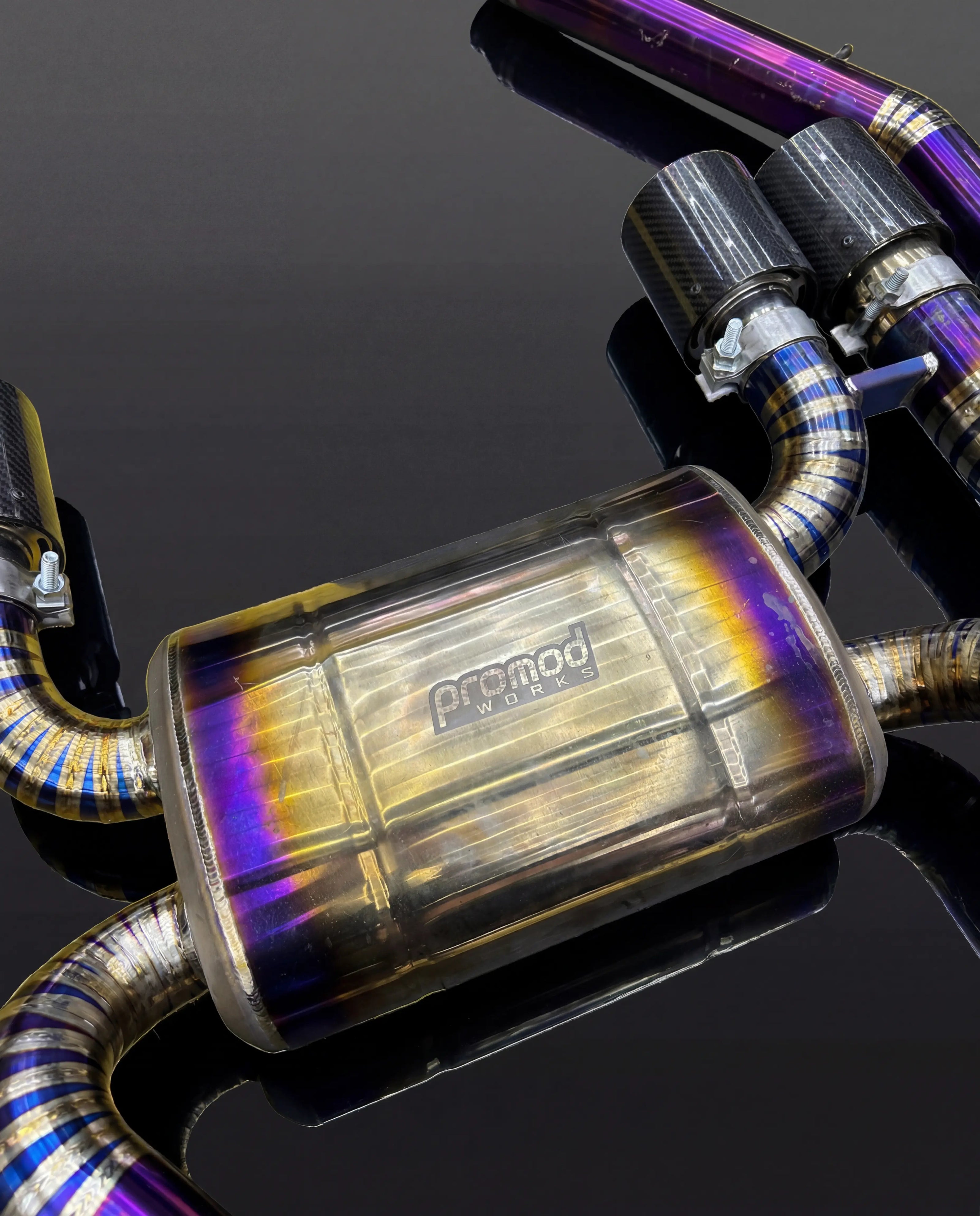 Full Titanium Catback Exhaust OPF Delete – BMW M3/M4 Competition (G80/G81/G82/G83) with Valved Control
