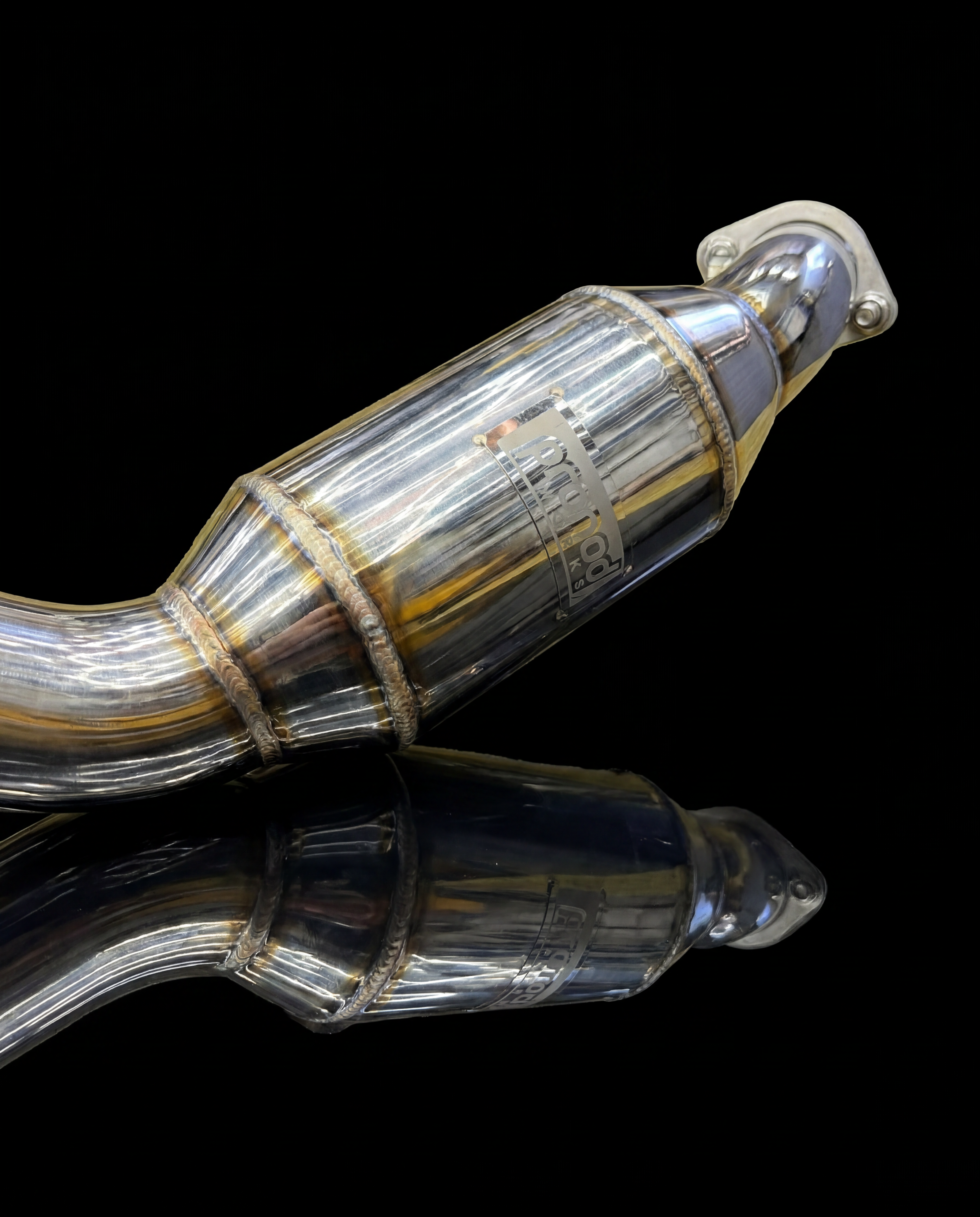 Promod Works Mercedes CLS63 AMG W218 Sports Cat Downpipe System – 200 Cell High-Flow Cats | Polished Stainless Steel