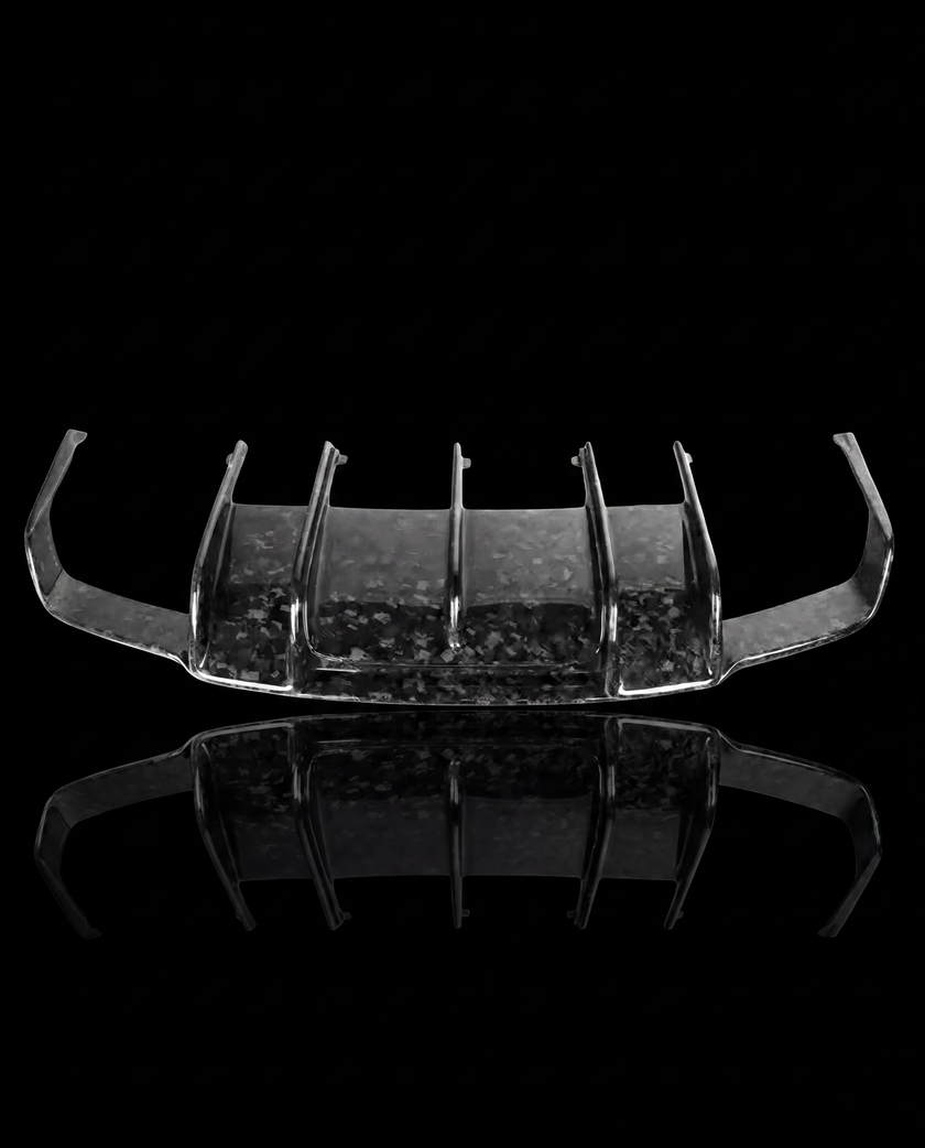 Mercedes CLS63 AMG W218 RENN Style Forged Carbon Rear Diffuser