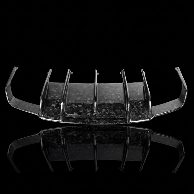 Mercedes CLS63 AMG W218 RENN Style Forged Carbon Rear Diffuser