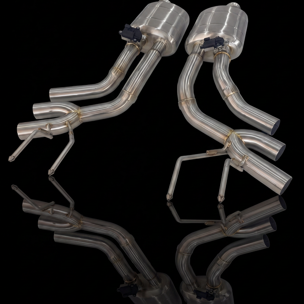 Mercedes G63 AMG W463 Valved Catback Exhaust System – Triple Tips (Free Carbon Fibre or Stainless Steel Tips)