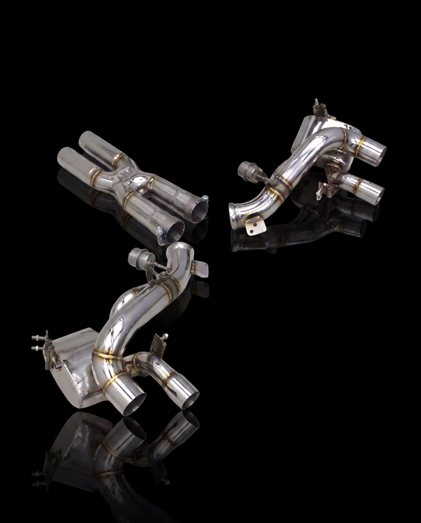 Ferrari FF F140 V12 X-Pipe & Twin Valved Back Box Exhaust System