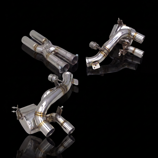 Ferrari FF F140 V12 X-Pipe & Twin Valved Back Box Exhaust System